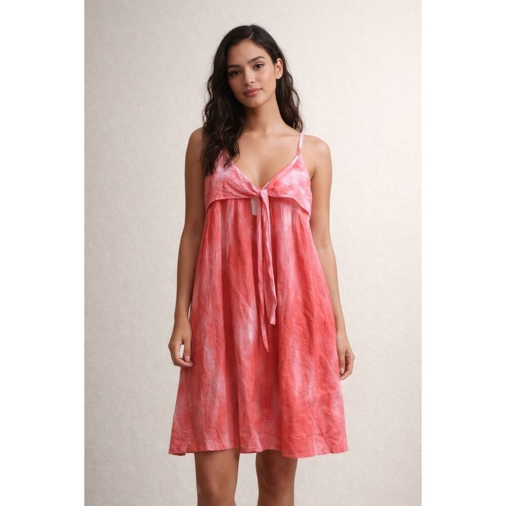 NWT Attic Salt Medium Tie Dye Spaghetti Strap Dress Boho Festival